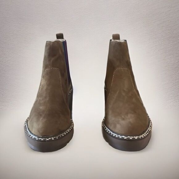 Cecelia New York Gemma Suede Boots in Brown - Picture 8 of 14